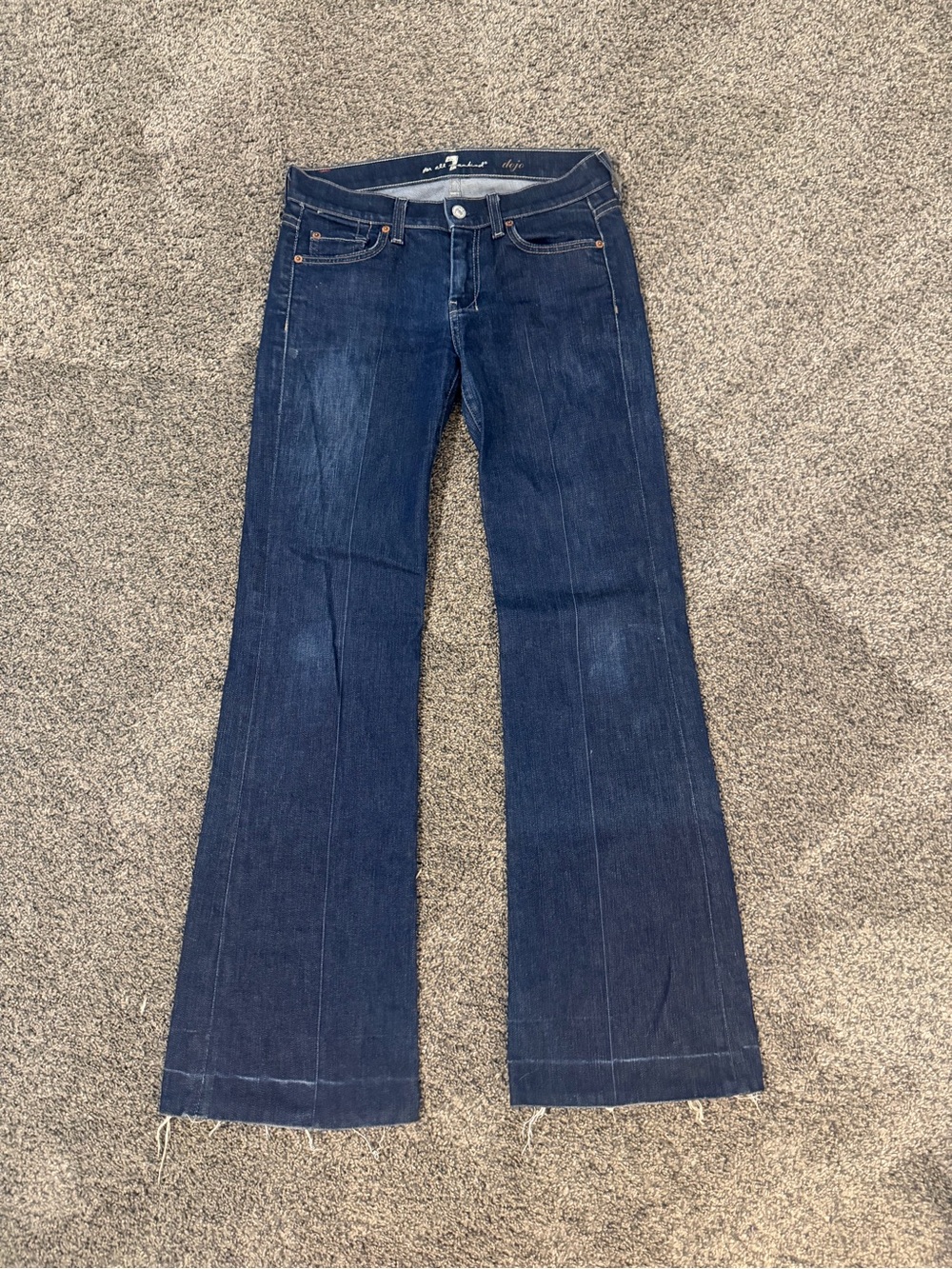 7FAMK Dojo Trouser Dark Wash Jeans